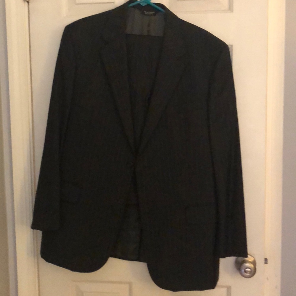 Jos. A. Bank Black pinstripe suit